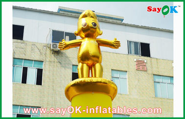 Inflatable Tall Man Durable Inflatable Sky Dancer Blower For Advertising , CE Certificated