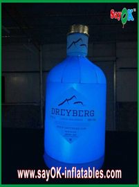 Blue Inflatable Wine Bottle Inflatable Lighting Decoration For Advertising