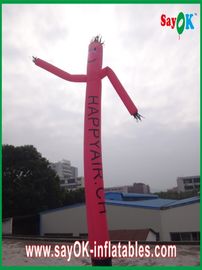 Inflatable Wiggle Man Custom Logo Durable Inflatable Air Dancer Pink Waving Man For Event Opening
