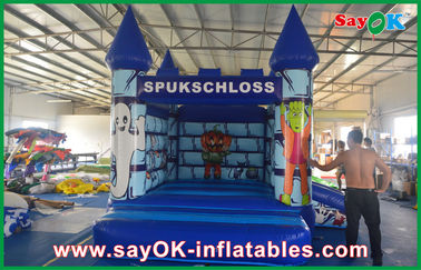 Durable PVC Inflatable Bounce Castle House Funny Halloween Pumpkin For Kids Bounce House Rentals