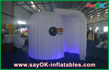 Inflatable Party Decorations Wedding White Inflatable Photo Booth Oxford Cloth 3 X 2 X 2.3m
