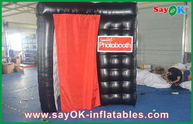 Photo Booth Enclosure Red Business Open Air Photo Booth Waterproof / Durable CE / UL
