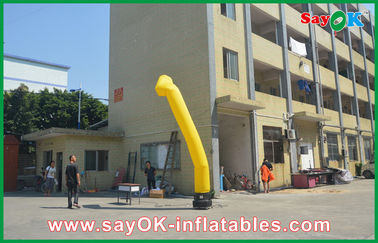Inflatable Stick Man Yellow Inflatable Guy , Advertisement Air Dancers Inflatables