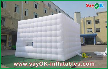 Inflatable Outdoor Tent Opening Window Inflatable Cube Tent Middle Door Inflatable Party Tent