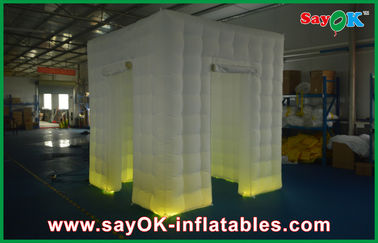 Wedding Photo Booth Hire Custom White Inflatable Photo Booth Shell Enclosure Inflatable Cube Tent Portable