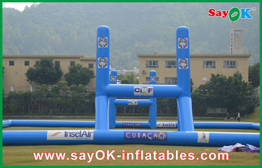 Interactive Inflatable Games Word Cup Inflatable Outdoor Sports Games Football Field PVC Foldable Scoorball Pitch