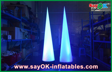 Light Circular Cone Inflatable Lighting Decoration For Advertising