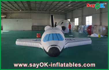 Giant White Inflatable Air Plane Inflatable Model With CE Or UL Blower