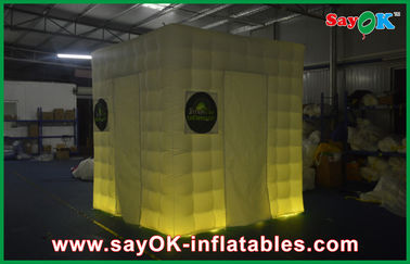 Photo Booth Backdrop Attractive Wedding Party Inflatable Photo Booth Tent Enclosure With Led Light
