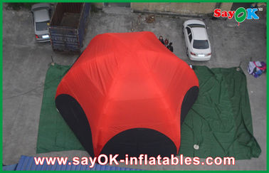 Go Outdoors Air Tent 3 M Red Hexagon Large Outdoor Inflatable Tent PVC For Vocation