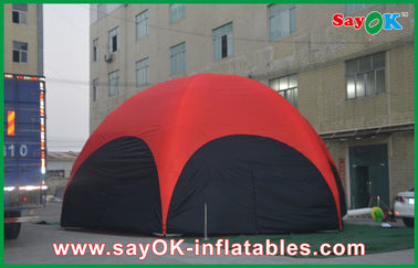 Go Outdoors Air Tent 3 M Red Hexagon Large Outdoor Inflatable Tent PVC For Vocation