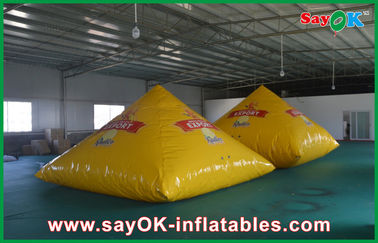 3m Decoration Custom Inflatable Products Yellow Inflatable Pyramid Superior