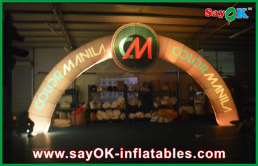 Halloween Archway Inflatable 5*3m Huge Inflatable Arches Led Light Colourful Practical Event For Race Gate