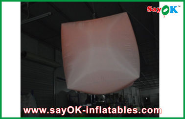 Square Hanging Inflatable LED Light Stylish Customized For Club