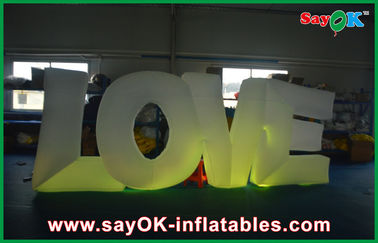 Romantic Lighting Inflatable Stage Commercial For Engaging Party