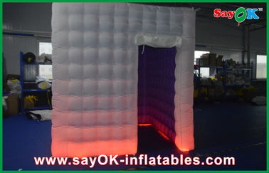 Photo Booth Decorations Colourful Led Lighting Photo Booth Tent Inflatable For Family Use