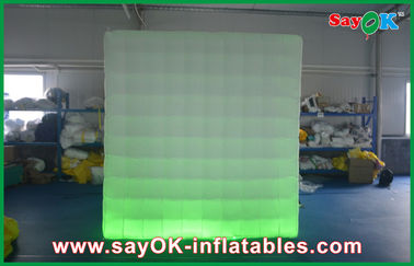 Photo Booth Backdrop LED Lighting Safe Inflatable Photo Booth Huge Square For Promotion