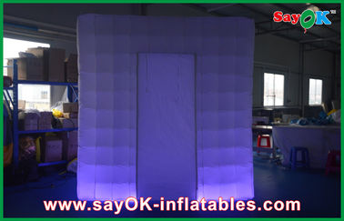 Inflatable Photo Booth Rental Advertisement Inflatable Blow Up Photo Booth Led Cube 210d Oxford Cloth