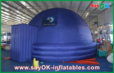 Indoor Digital 7m Inflatable Planetarium Blue Educational Inflatable Dome Tent