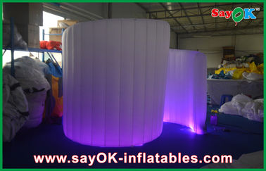 Inflatable Party Decorations Wedding Inflatable Photo Booth , Outdoor Spiral Inflatable Cube Tent
