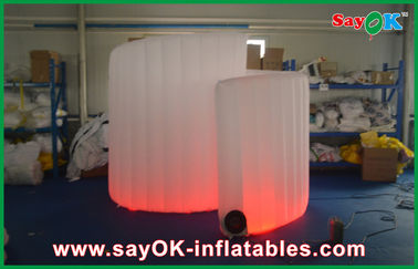 Inflatable Party Decorations Wedding Inflatable Photo Booth , Outdoor Spiral Inflatable Cube Tent