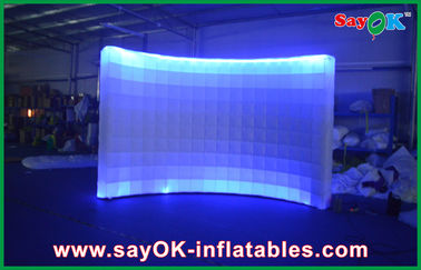 Inflatable Photo Studio Business Photo Booth Tent Inflatable Outdoor Light Air Wall With LED