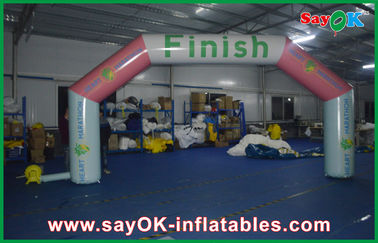 Wedding Arch Decorations PVC Inflatable Arch Fishish Line Advertising Arch Waterproof Customized