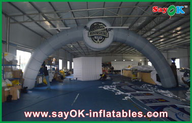 Inflatable Arch Rental White  Hangout  Inflatable Entrance Advertising Arch / Inflatable Arch Rental With Oxford Cloth