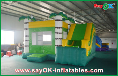 Wholesale Commercial Kids Bounce House With Slide Inflables Water Combo Bouncy Jump Castle