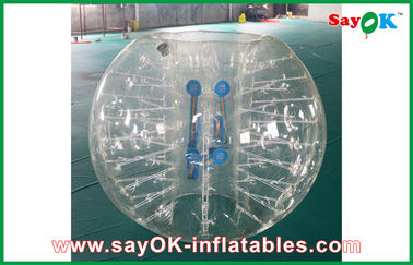 Inflatable Garden Games Customize TPU Body Zorbing Ball Inflatable Soccer Balls 1.5m Printing