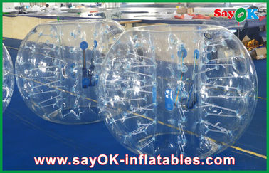 Inflatable Garden Games Customize TPU Body Zorbing Ball Inflatable Soccer Balls 1.5m Printing