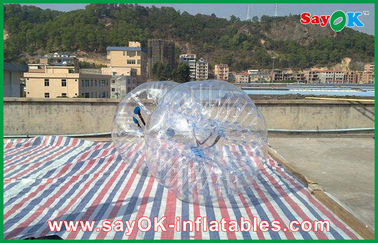 Inflatable Obstacle Course Kids Inflatable Sports Games Soccer Bubble Ball Human Sized