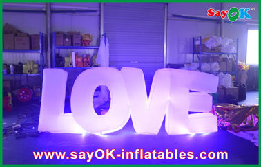 Giant Letter Lighted Love Sign Number For Advertisement / Party
