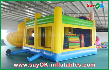 Cute Inflatable Bounce Castle Tent Jumping Castle Blower Kids