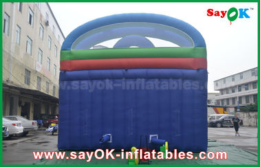 Outdoor Inflatable Slide Customized Inflatable Swimming Pool Slide For Children Playground