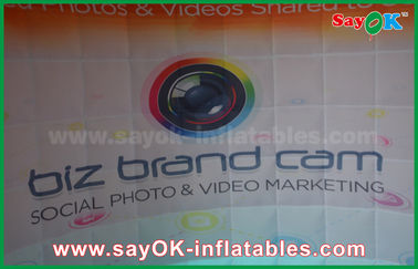 Event Booth Displays 3 X 1.5 X 2.3 M Led Wall Inflatable Photobooth With Printing