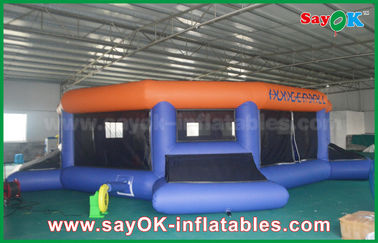 Inflatable Baseball Game 12m Giant Outdoor / Indoor Inflatable Football Field Customized