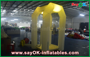 Inflatable Play Ground 16 Different Led Lights Customized Inflatable Cash Cube Money Booth Game