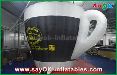 Oxford Cloth Outdoor Giant Inflatable Cup Model with Print for Promotional