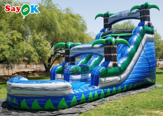 Large Inflatable Slide Commercial Copper Brown PVC Water Slide Bounce House Summer Outdoor