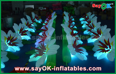 Customized Nylon Cloth Inflatable Lighting Decoration Wedding Flower Chain