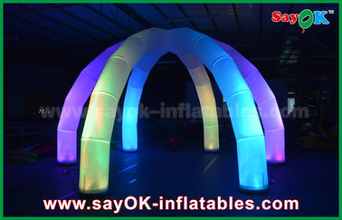 Arch For Wedding Led Lighting Decoration Inflatable Arch / Round Arch Six Leg With Figure