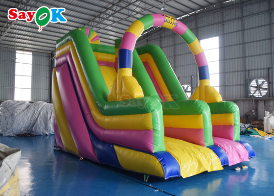 Inflatable Bouncy Slide Amusement Park Commercial Inflatable Slide Bouncer Fried Water Slide 6x4x5m