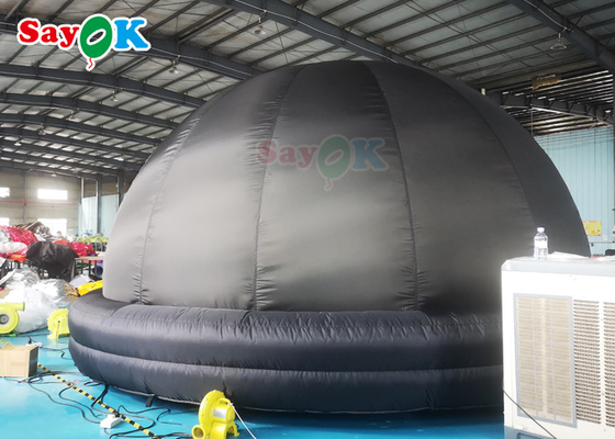 Portable Black Inflatable Planetarium Dome Tent Blow Up Projection Tent