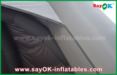 Inflatable Wedding Tent Black PVC Inflatable Air Tent / Advertising Dome Spider Tent With Blower