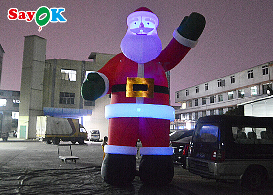 5m Christmas Inflatable Santa Blow Up Yard Decorations For Holiday Celebrate