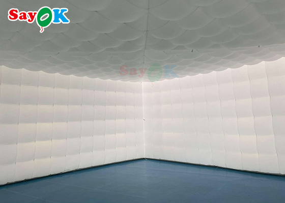 Mobile 8x8x4m Outdoor White Inflatable Air Tent For Happy Parties