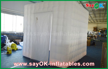 Inflatable Photo Booth Enclosure 1 Middle Door Inflatable Cube Photo Booth Tent With CE/UL Blower , Oxford Material