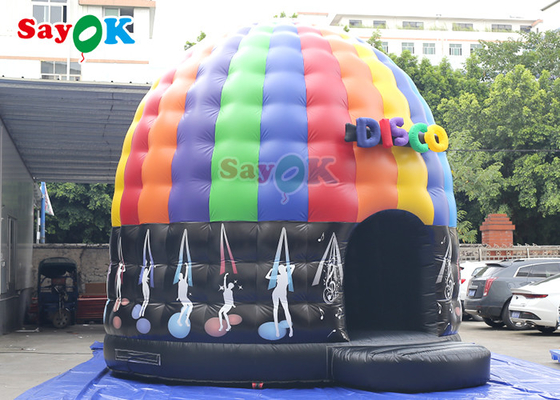 5m 16.5ft Disco Dome Inflatable Bounce House With Disco Light