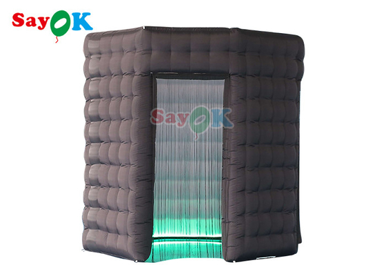 Customized Inflatable Photo Booth Round Roofless Led Blow Up 360 Photo Booth